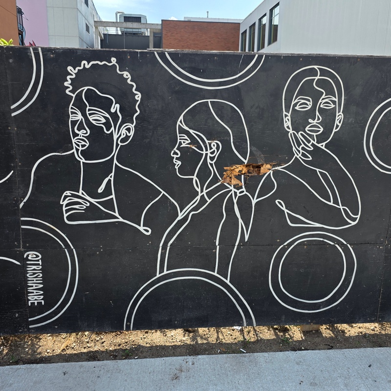 mural in Kitchener by artist unknown.