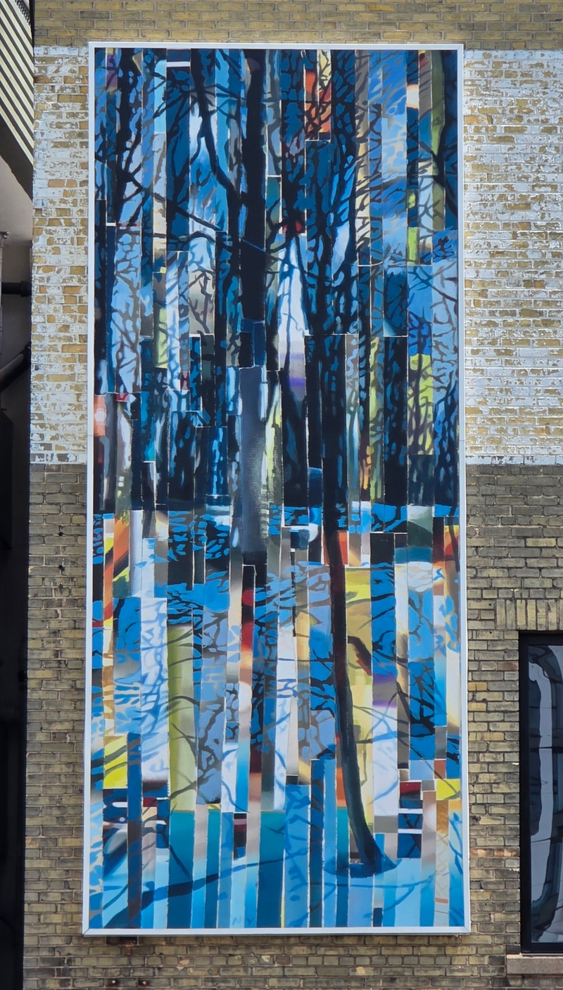 mural in Kitchener by artist unknown.