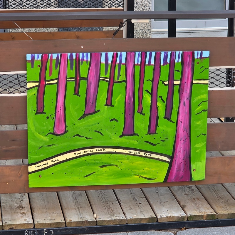 mural in Kitchener by artist unknown.