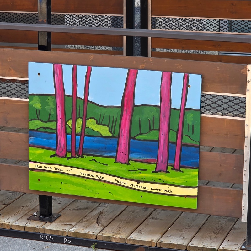 mural in Kitchener by artist unknown.