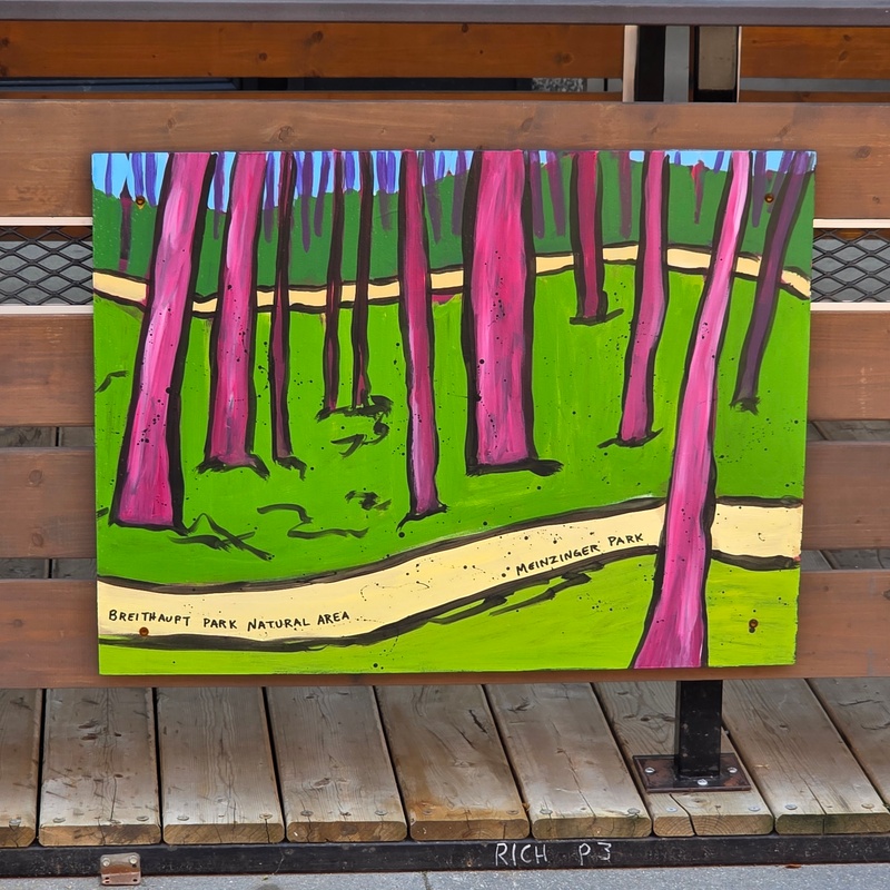 mural in Kitchener by artist unknown.