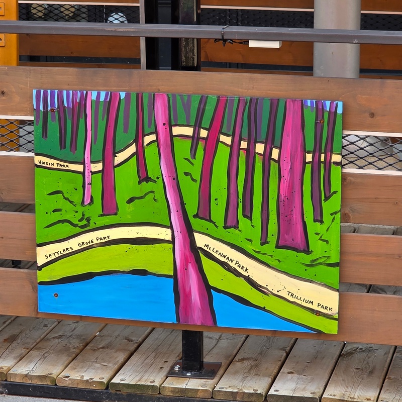 mural in Kitchener by artist unknown.