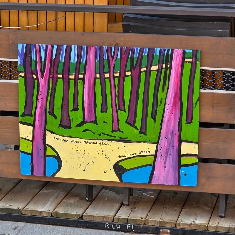 mural in Kitchener by artist unknown.