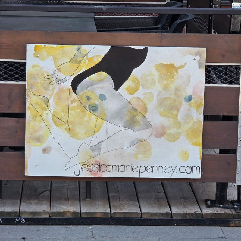 mural in Kitchener by artist unknown.