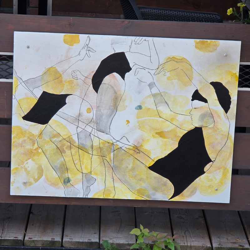 mural in Kitchener by artist unknown.