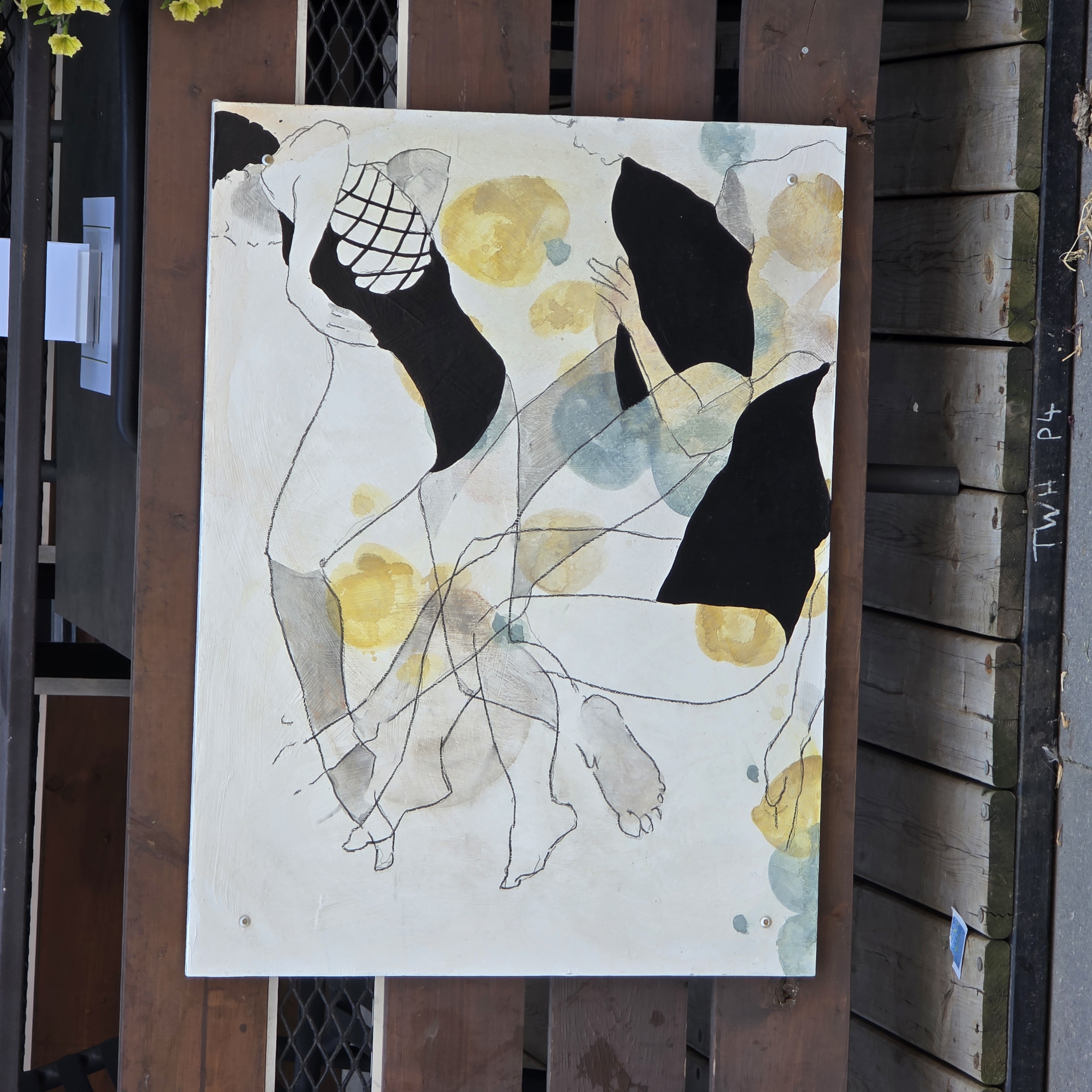 mural in Kitchener by artist unknown.