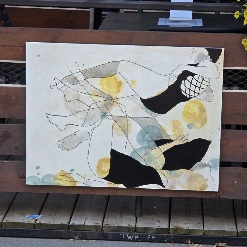 mural in Kitchener by artist unknown.