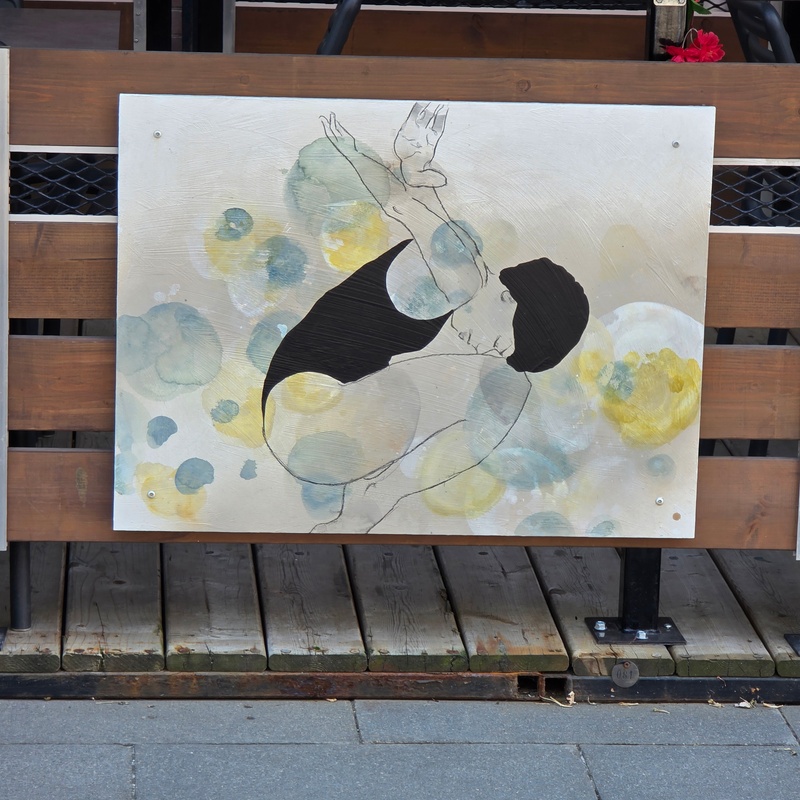 mural in Kitchener by artist unknown.
