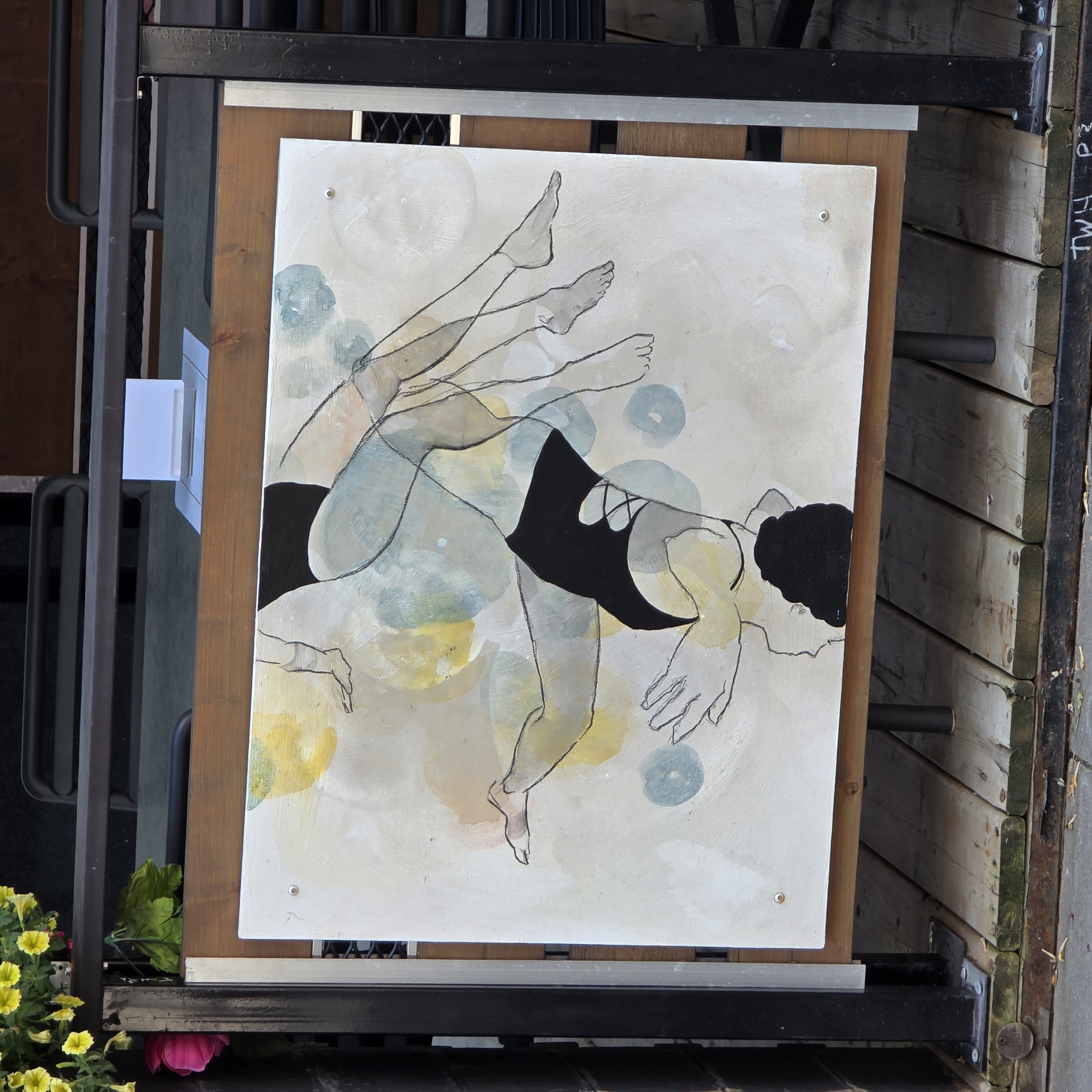 mural in Kitchener by artist unknown.