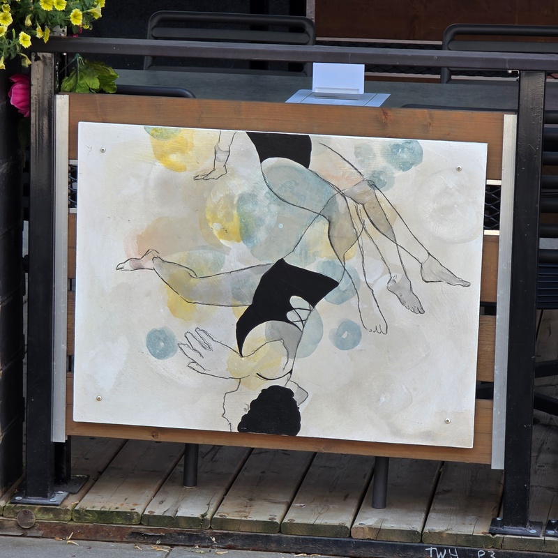 mural in Kitchener by artist unknown.