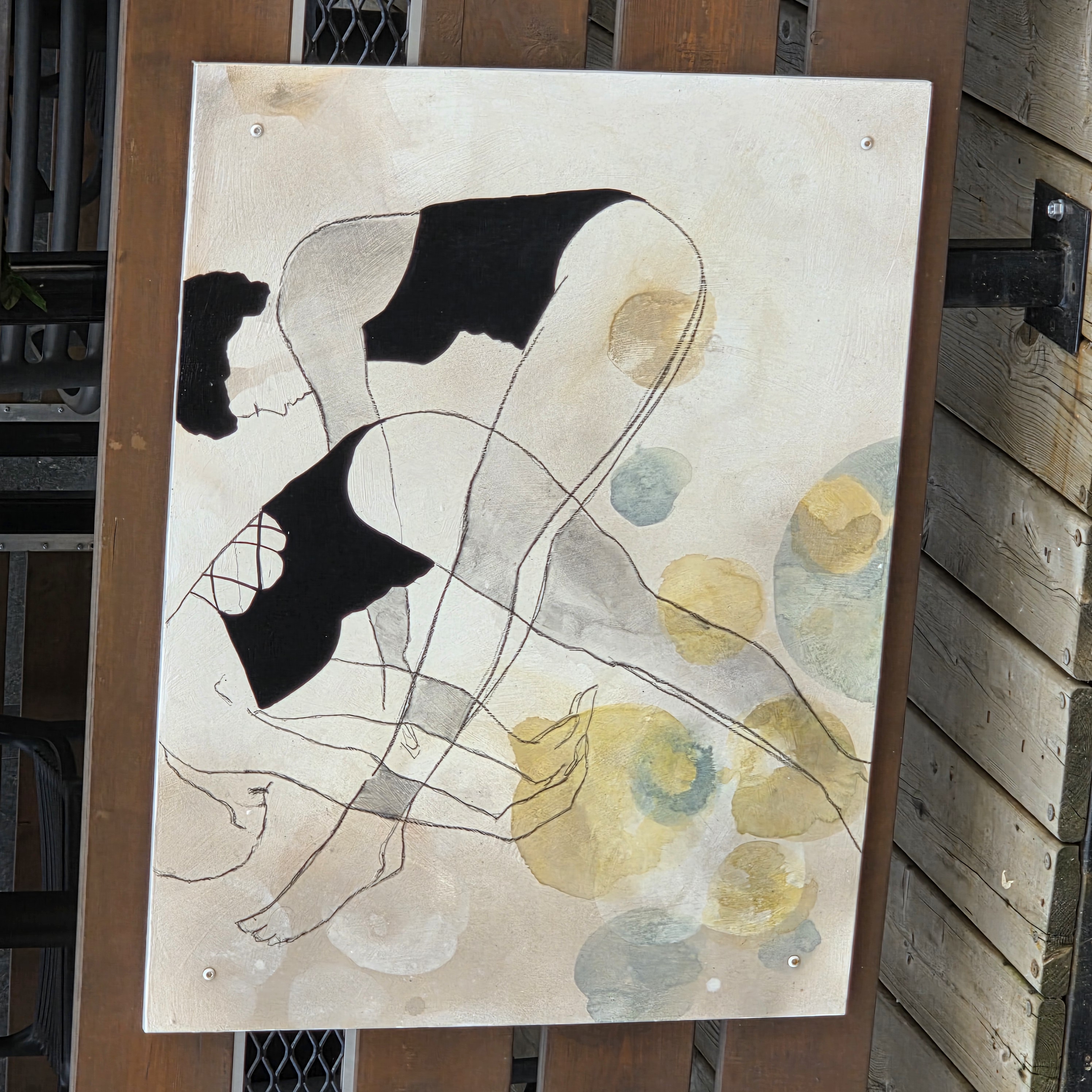 mural in Kitchener by artist unknown.