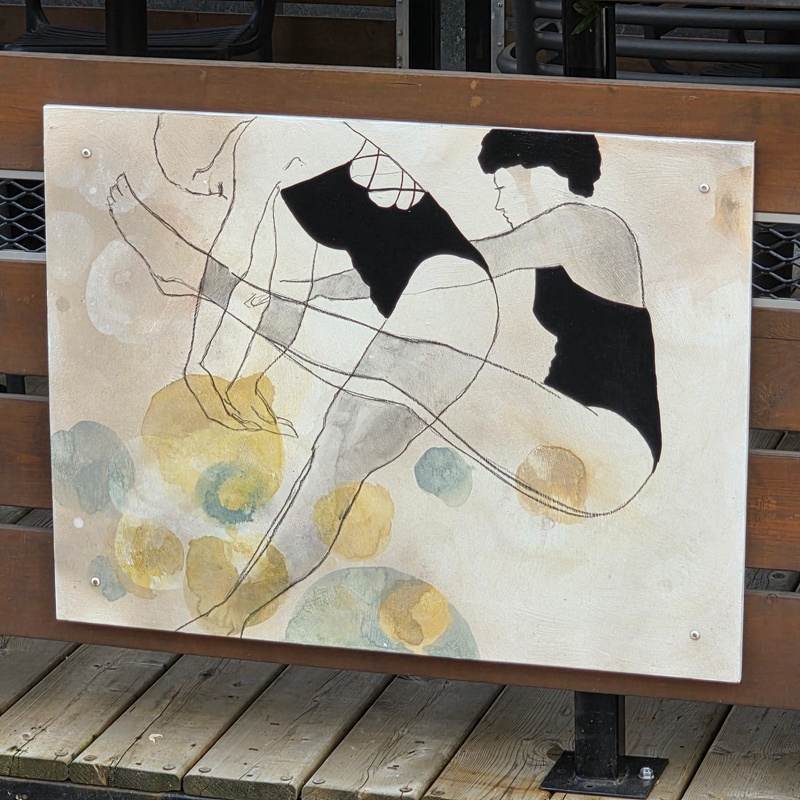 mural in Kitchener by artist unknown.