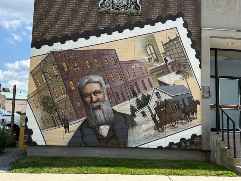 mural in Midland by artist unknown.