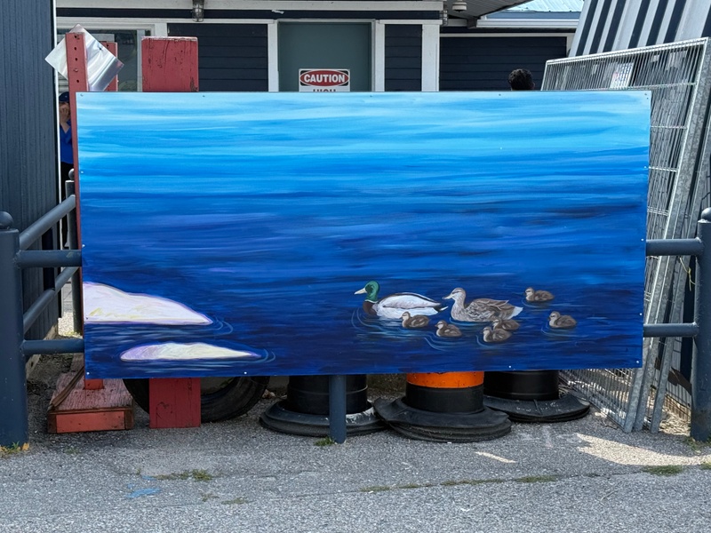 mural in Midland by artist unknown.