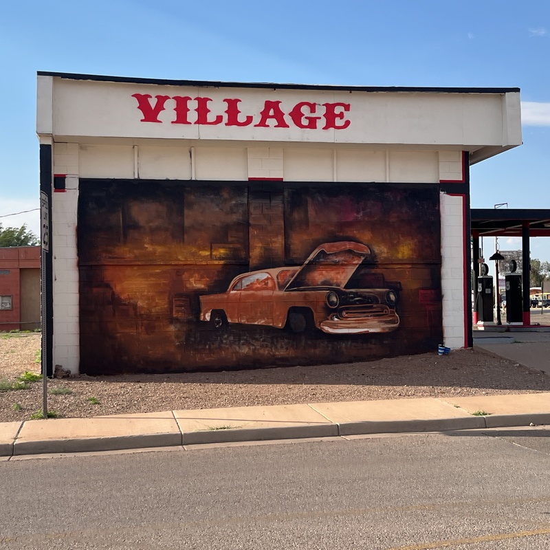 mural in Grants by artist unknown.