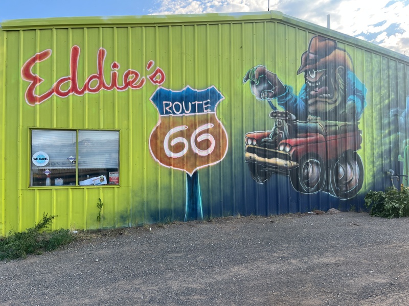 mural in Grants by artist unknown.
