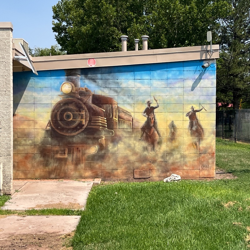 mural in Grants by artist unknown.