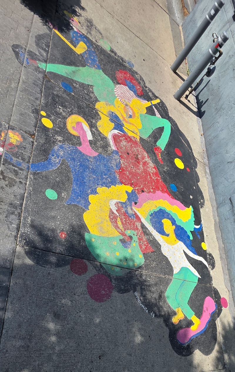 mural in Kitchener by artist unknown.