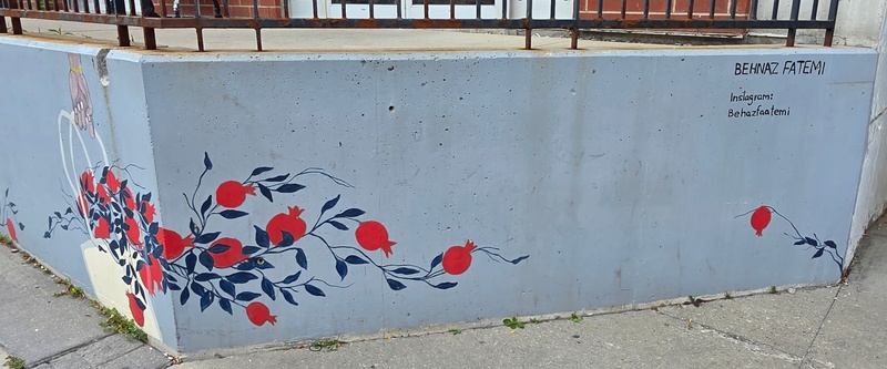 mural in Kitchener by artist unknown.
