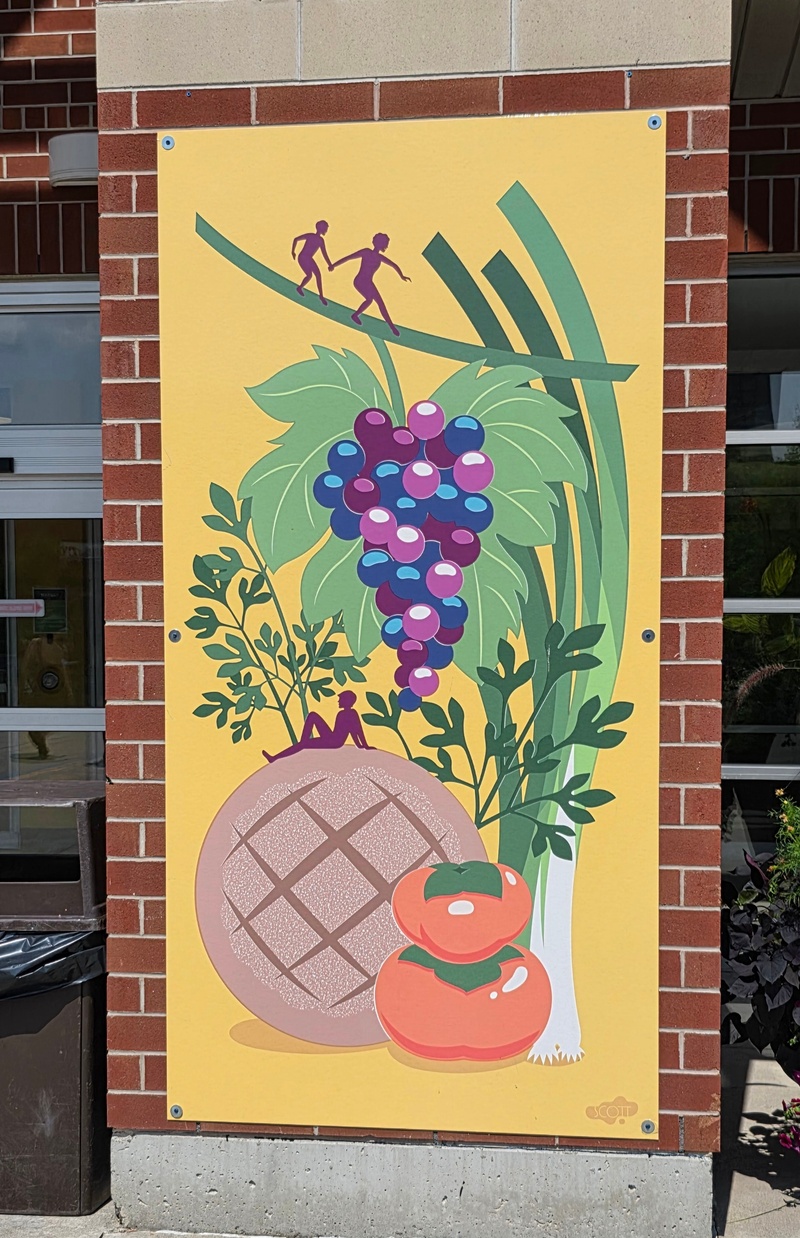 mural in Kitchener by artist unknown.