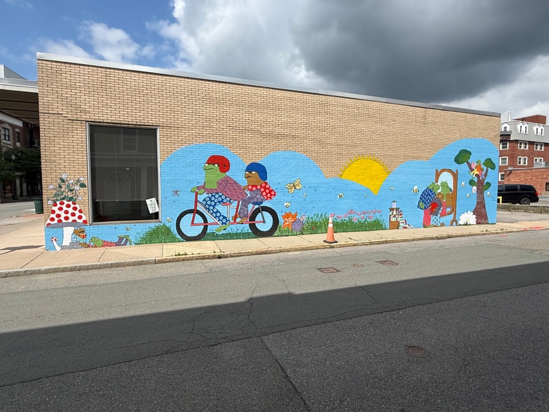 mural in Schenectady by artist unknown.