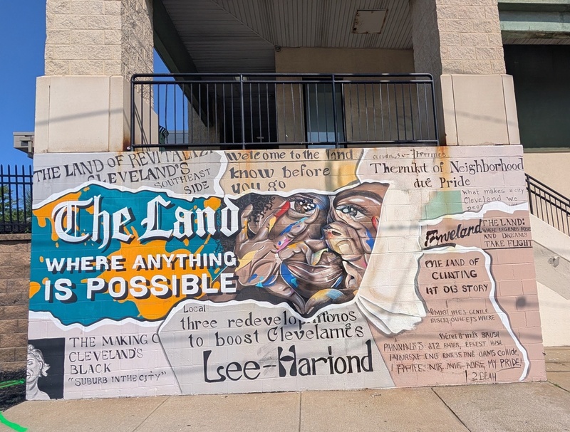 mural in Cleveland by artist unknown.