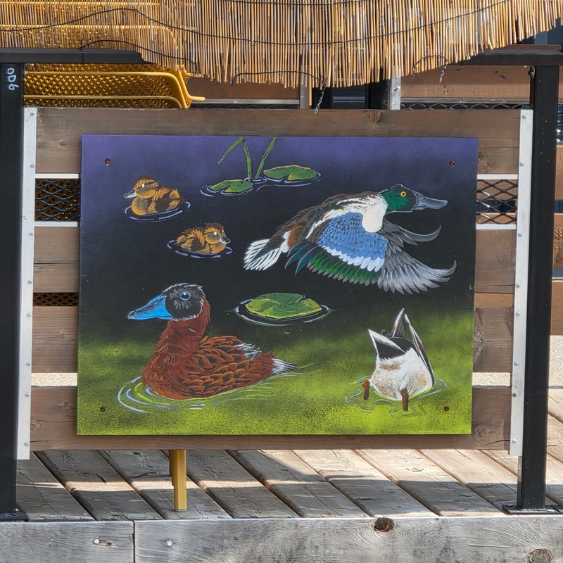 mural in Kitchener by artist unknown.