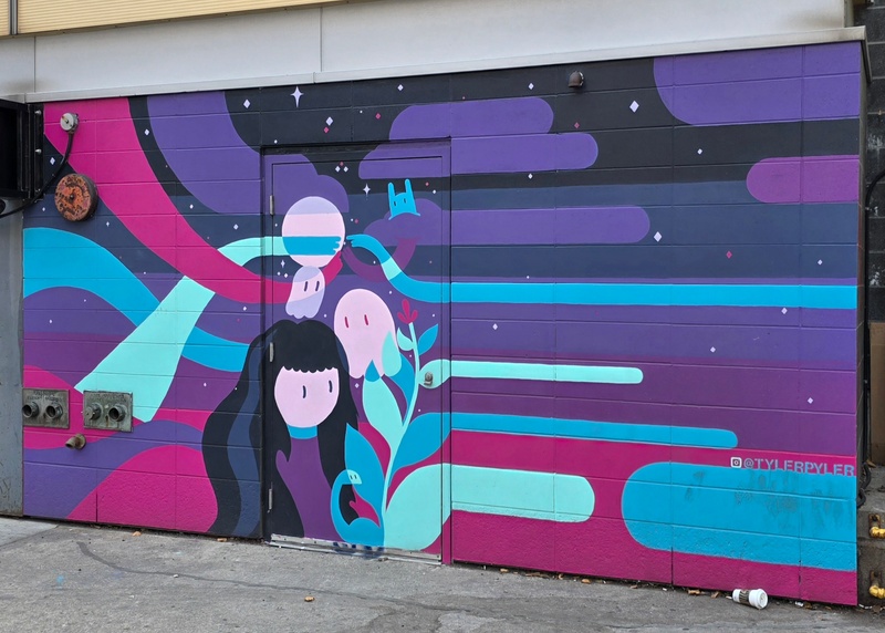 mural in Hamilton by artist unknown.