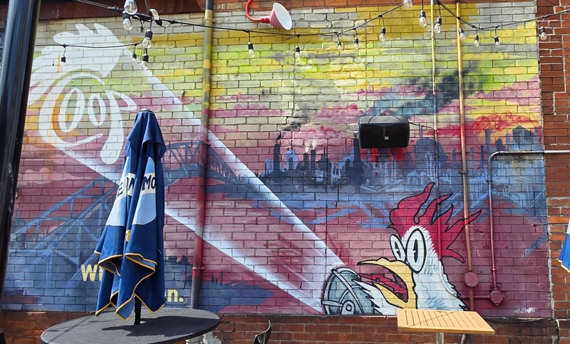mural in Hamilton by artist unknown.