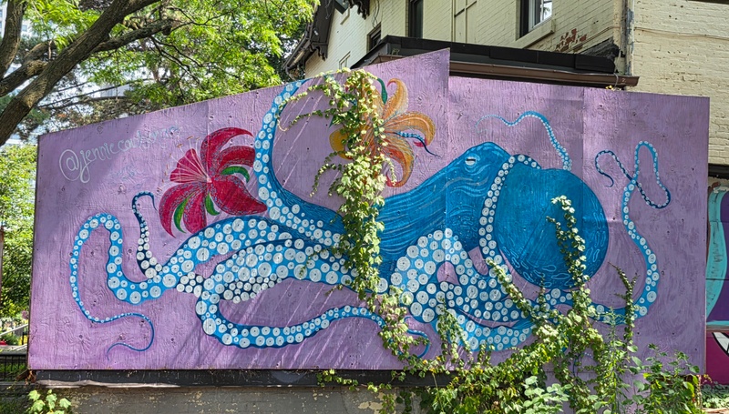 mural in Hamilton by artist unknown.