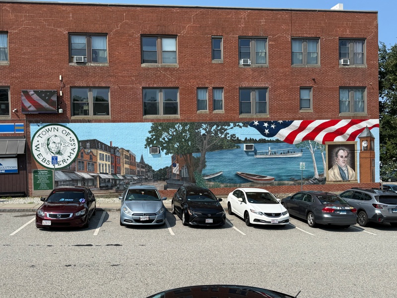mural in Webster by artist unknown.