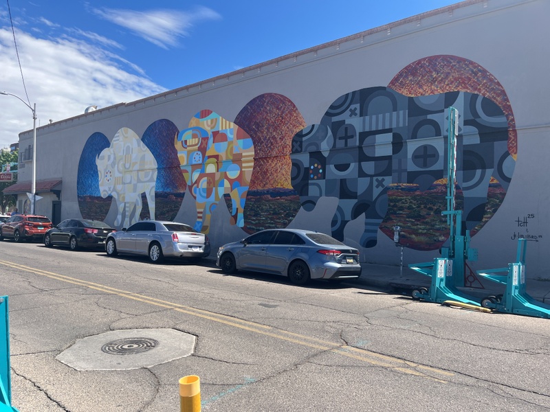 mural in Albuquerque by artist unknown.