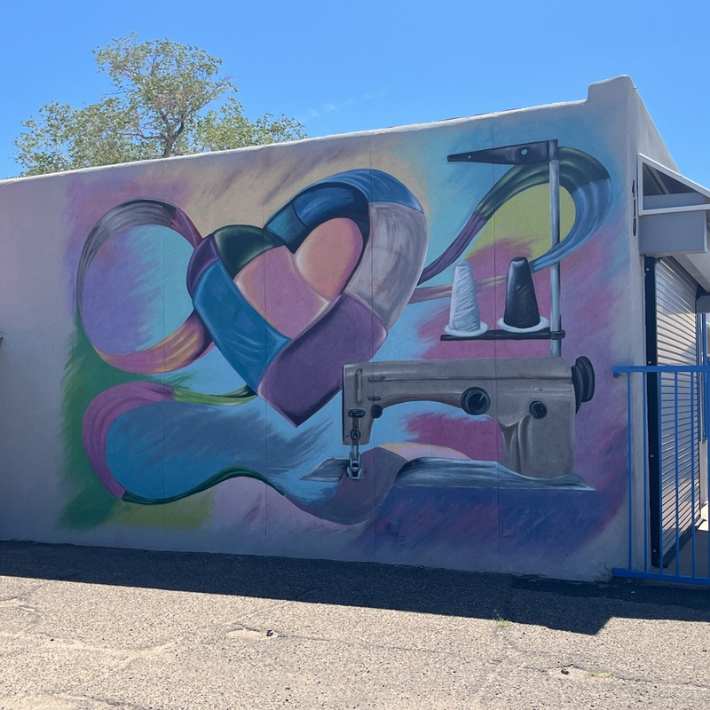 mural in Albuquerque by artist Keith Edaakie.