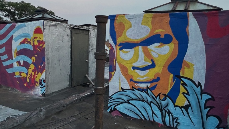 mural in  by artist SimpleeZack.