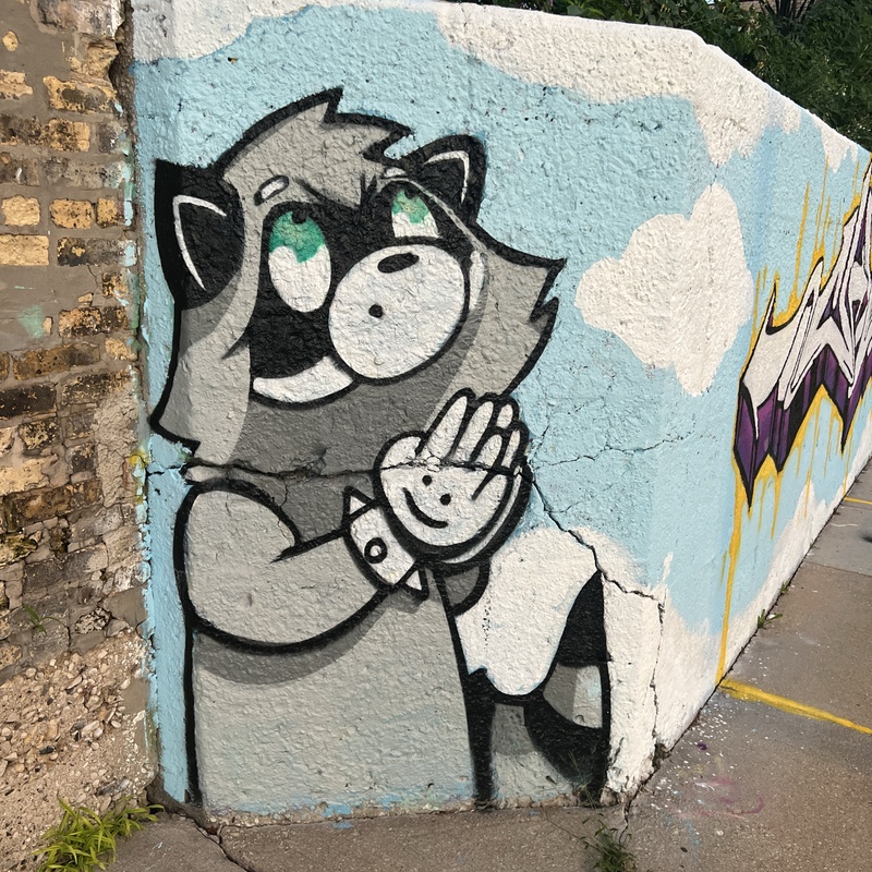 mural in Chicago by artist Ali 6.