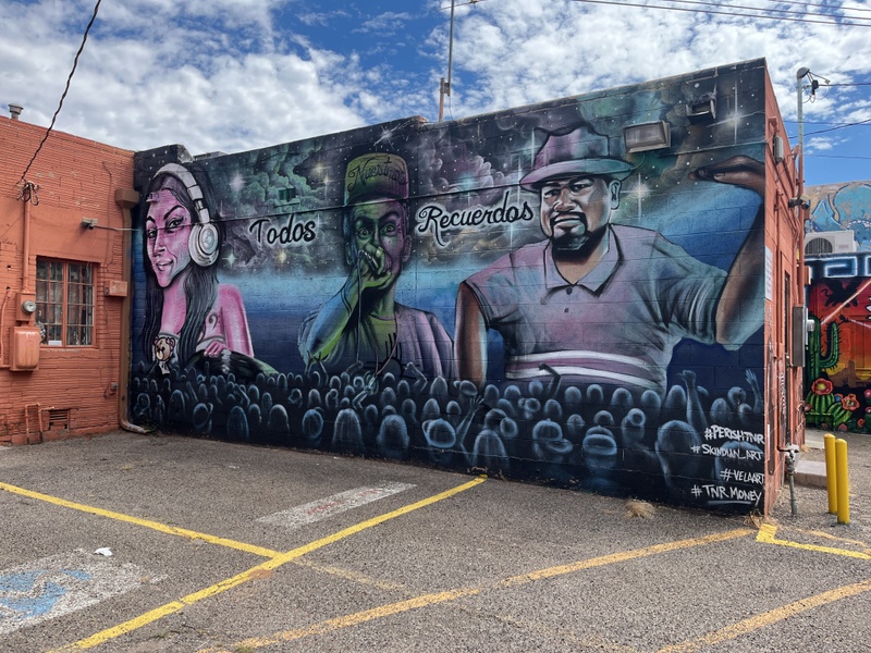 mural in Albuquerque by artist unknown.