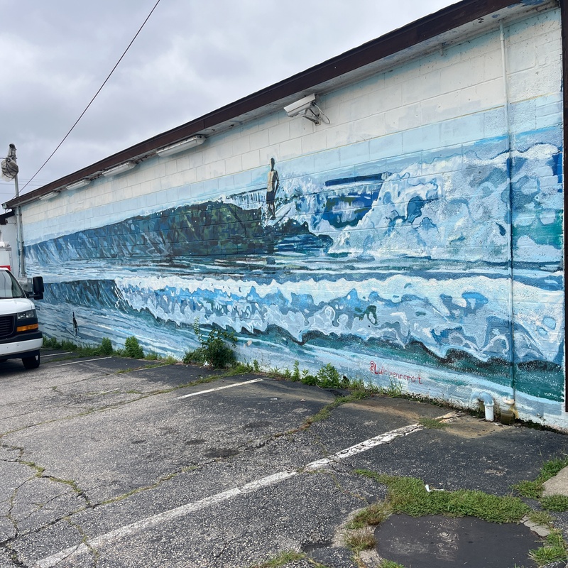 mural in Middletown by artist Luke Brenner.