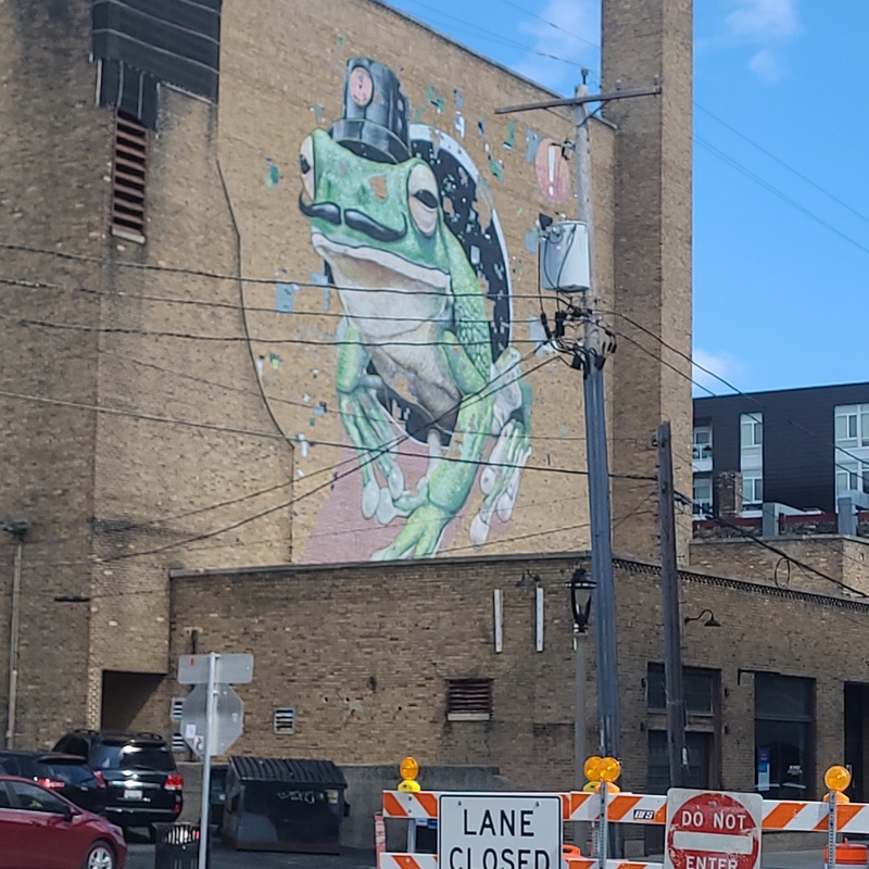 mural in Milwaukee by artist unknown.