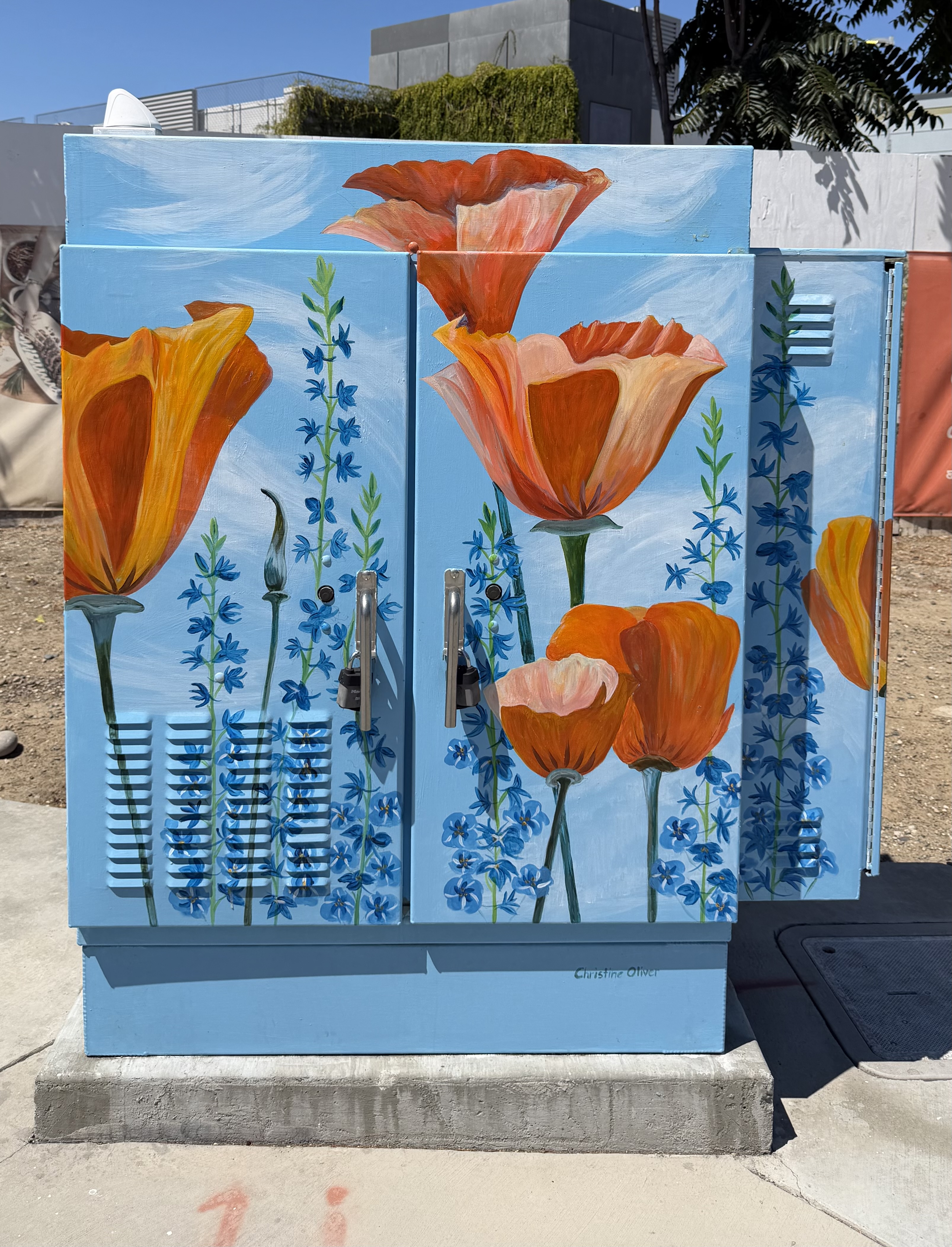 mural in Sunnyvale by artist unknown.