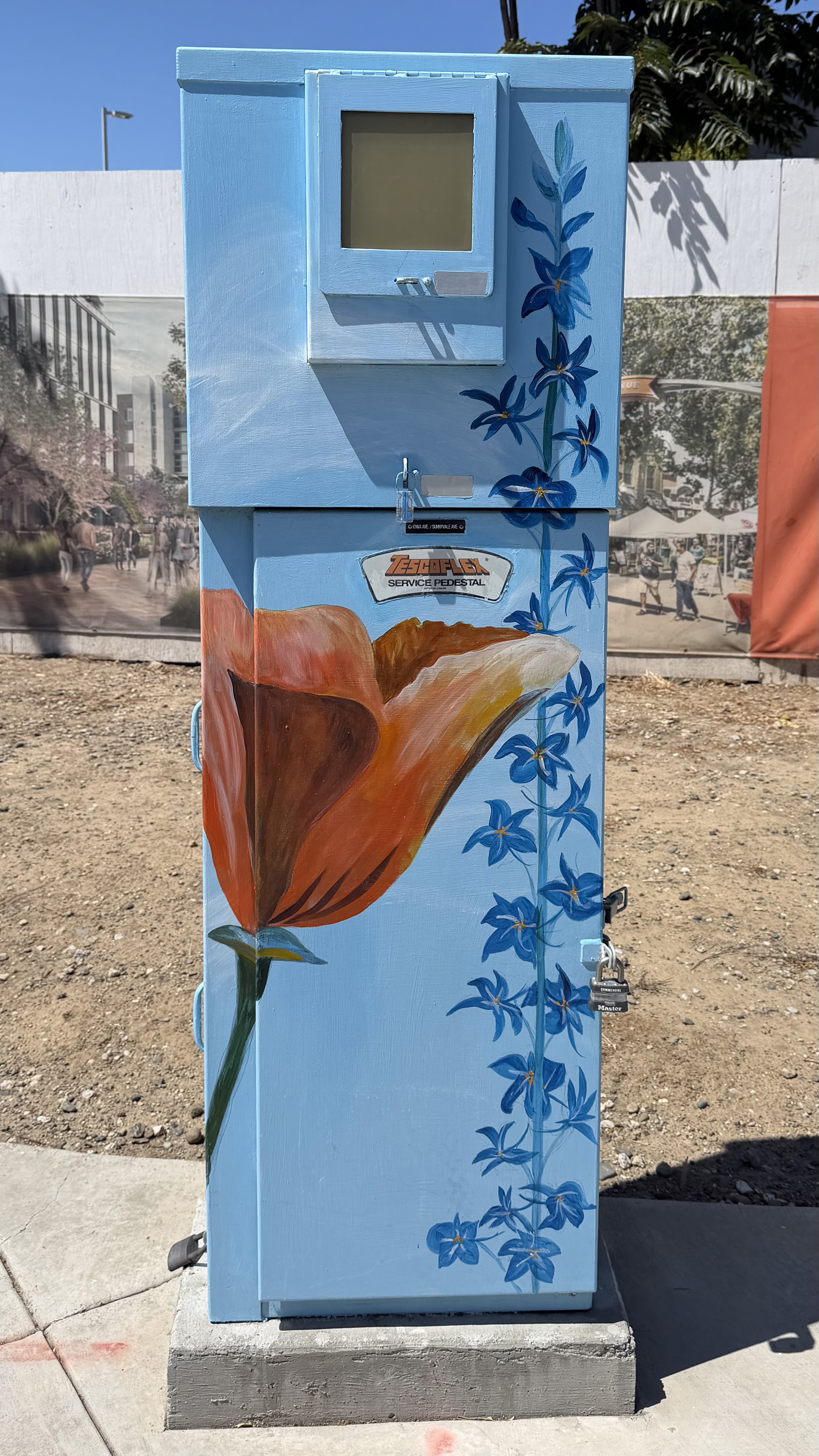 mural in Sunnyvale by artist unknown.
