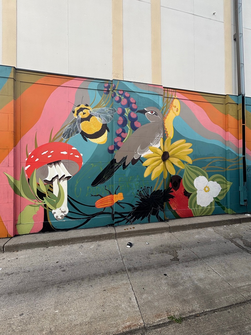 mural in  by artist unknown.