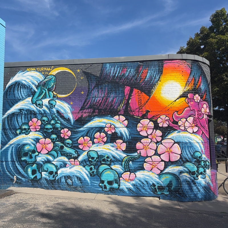 mural in Minneapolis by artist Adam Turman.