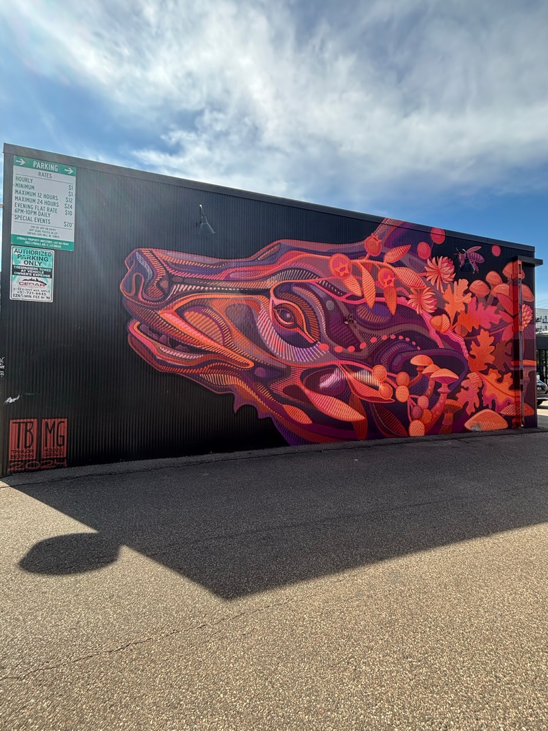mural in  by artist unknown.