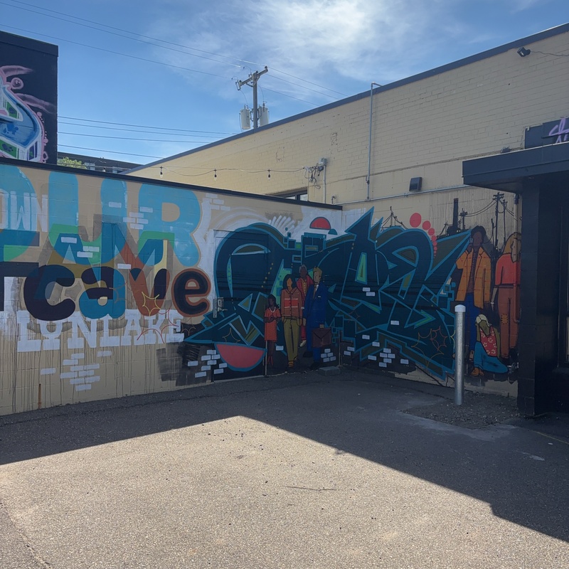 mural in Minneapolis by artist unknown.