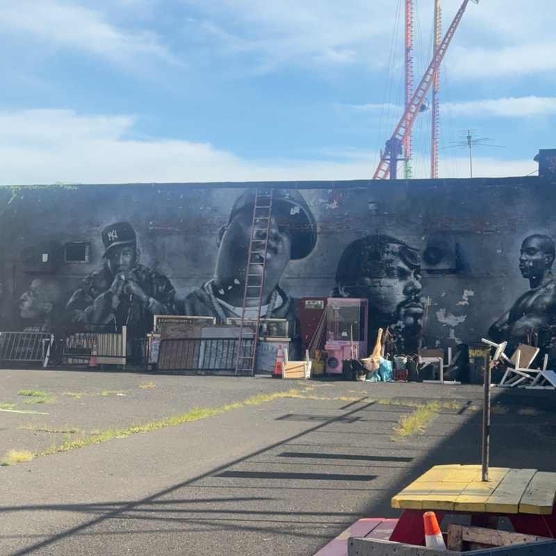 mural in Brooklyn by artist unknown.