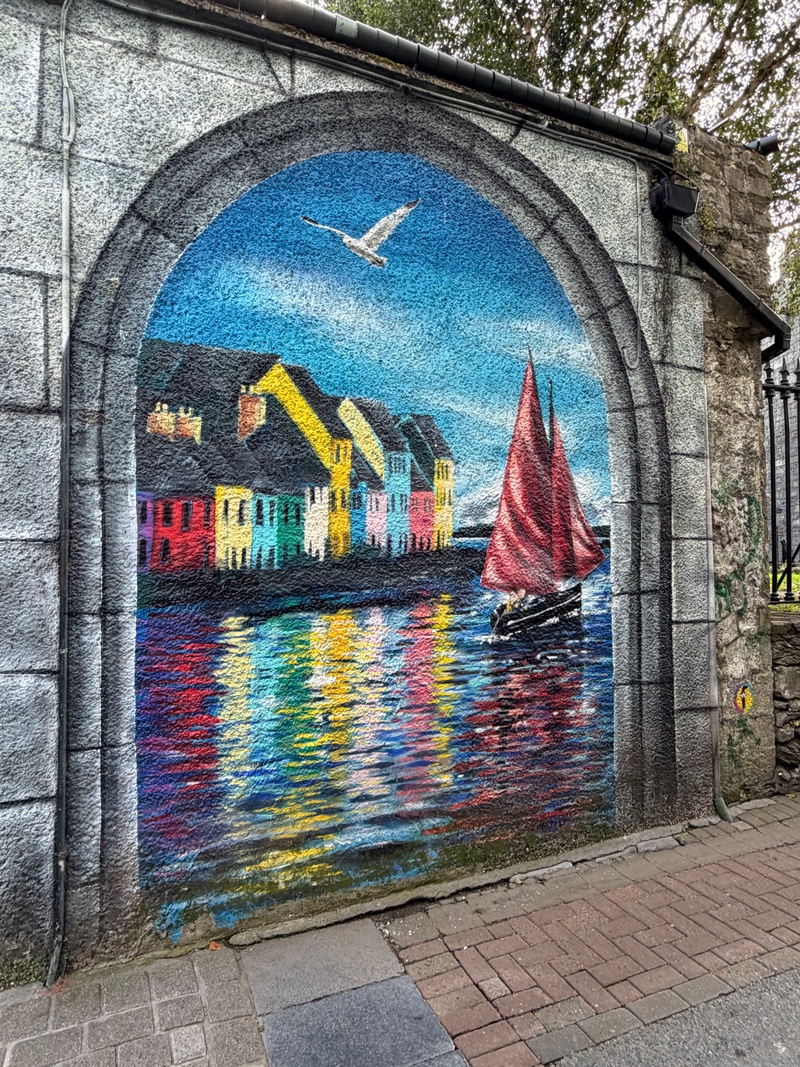 mural in Galway by artist unknown.