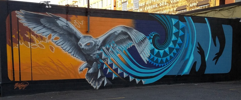 mural in Portland by artist unknown.