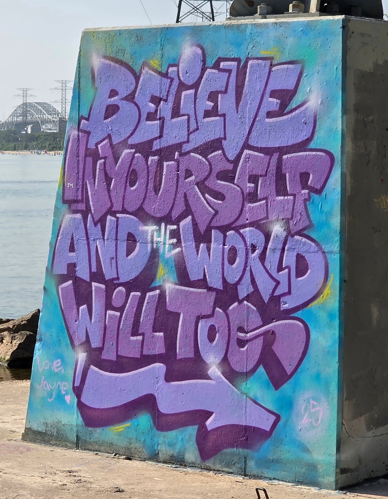 mural in Burlington by artist unknown.