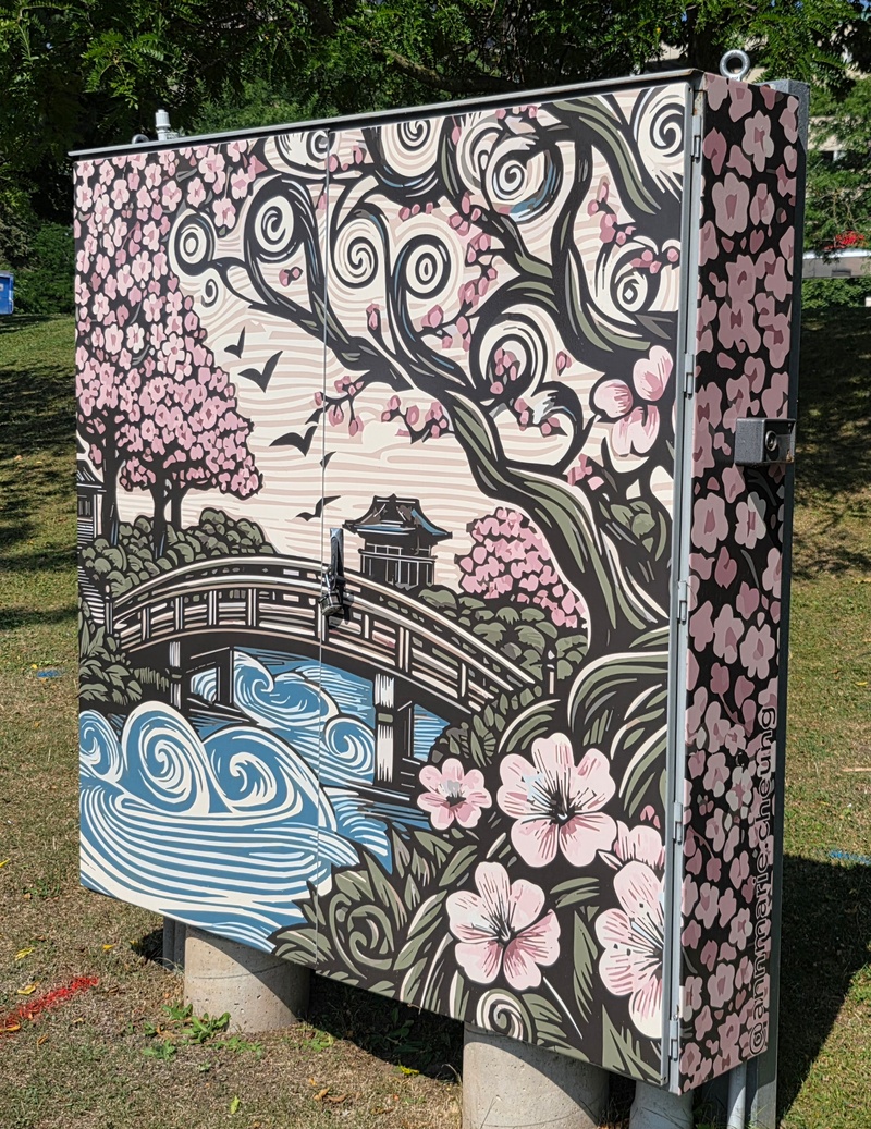 mural in Burlington by artist unknown.