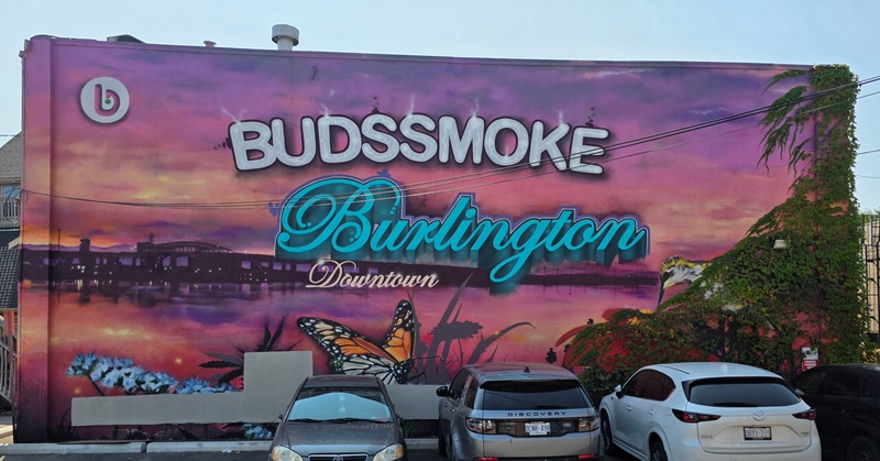 mural in Burlington by artist unknown.
